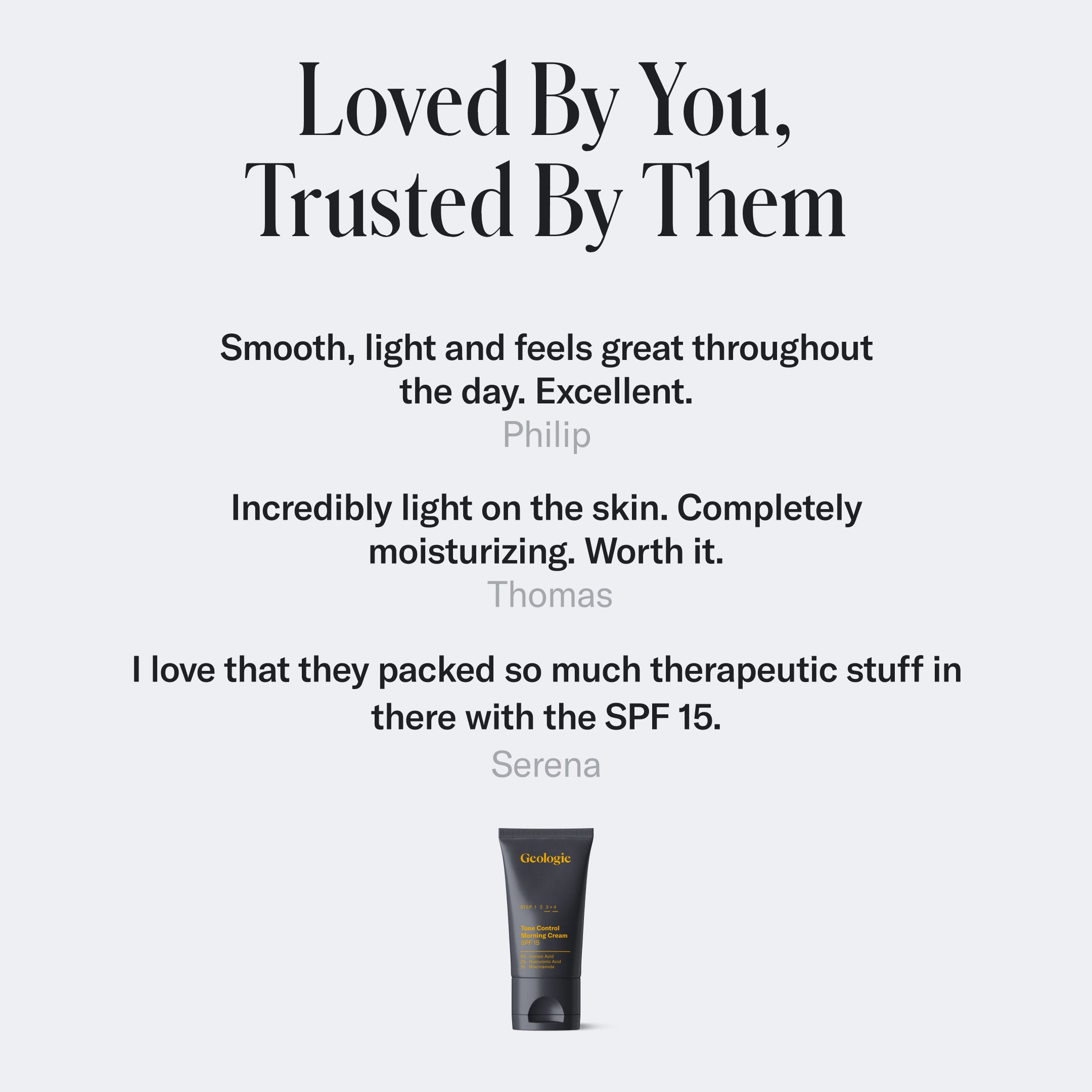 Tone Control Face Cream with SPF15